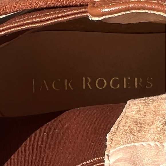 🌻NEW Jack Rogers Easton Brown Water Resistant Leather Buckle Leather Boots 9.5 - Picture 11 of 13